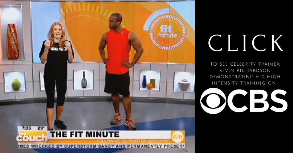 Celebrity personal trainer New York City Kevin Richardson on CBS News