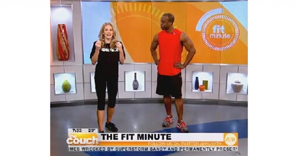 Online Personal Trainer NYC Kevin Richardson showing his weight loss program on CBS!